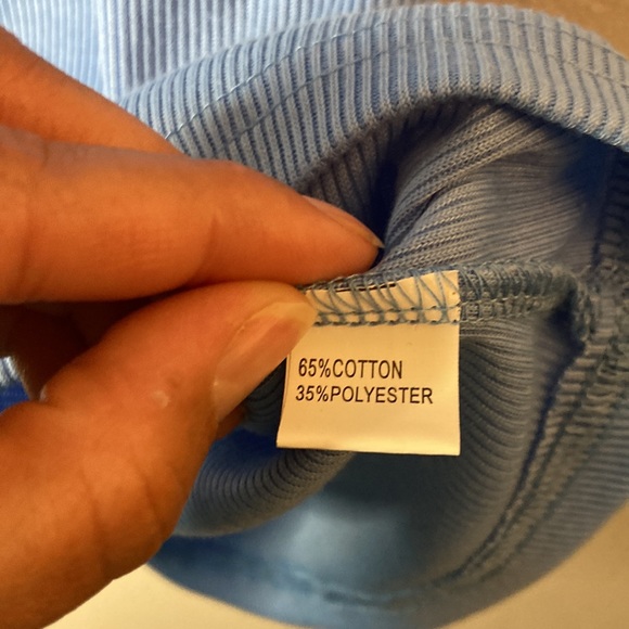 Doublju Blue Tank Top with Buttons - Picture 6 of 7